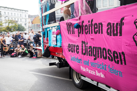 Pride Parade 2015 „behindert und verrückt feiern“