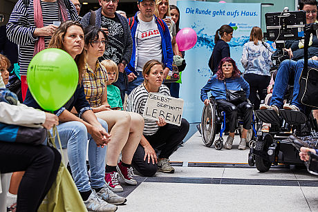 Protest gegen das Reha- und Intensivpflegegesetz